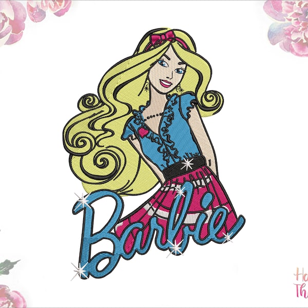 Shop Barbie Embroidery Design Etsy