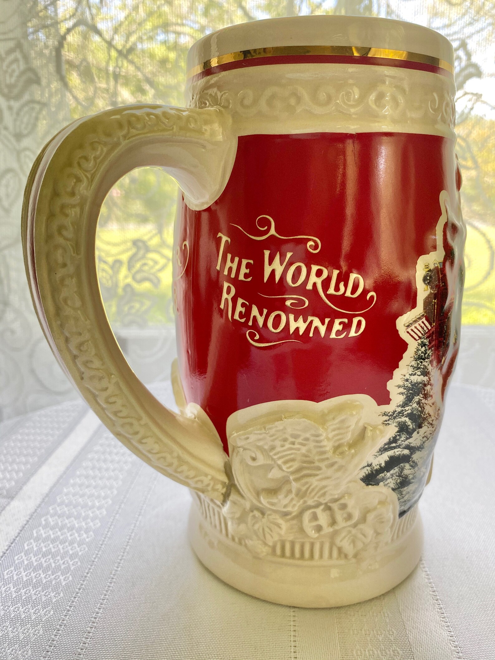 Budweiser Collectors Beer Stein 2015 first Snow of the Etsy