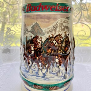 Vintage Budweiser Collectors Stein 1993 Holiday Collection &quot;Special Delivery&quot;