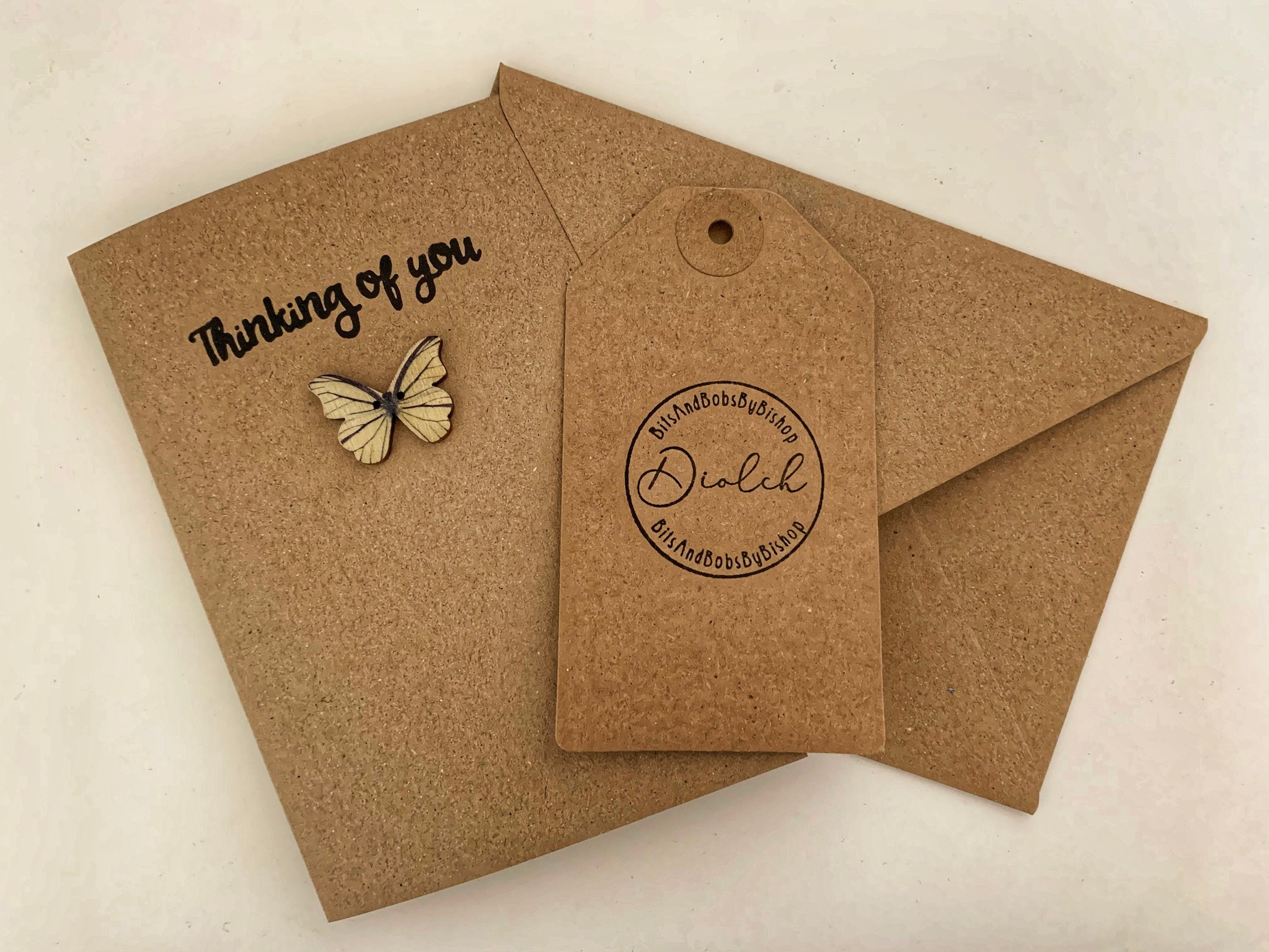 Handmade Butterfly thinking of You Card - Etsy