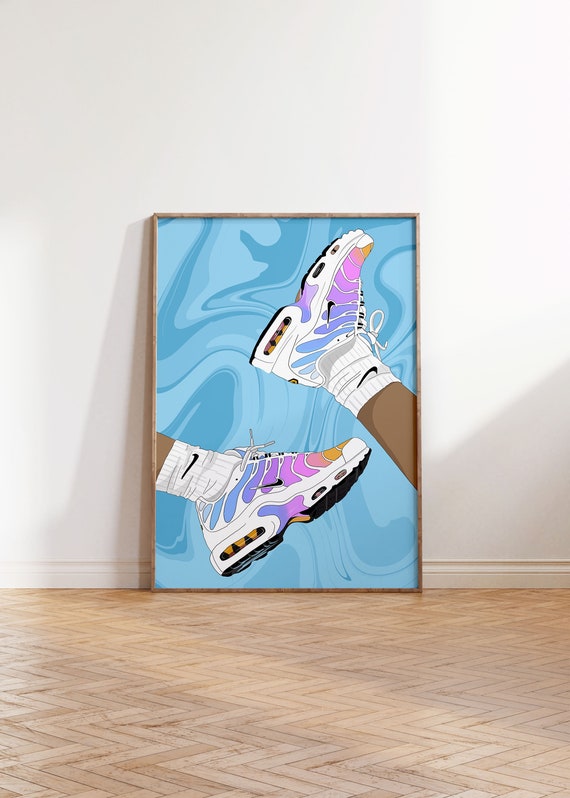 Nike Tn Sneaker Poster Print Hype Best Print Home Print Sneaker Art Wall  Decor House Decor Frame Not Included 