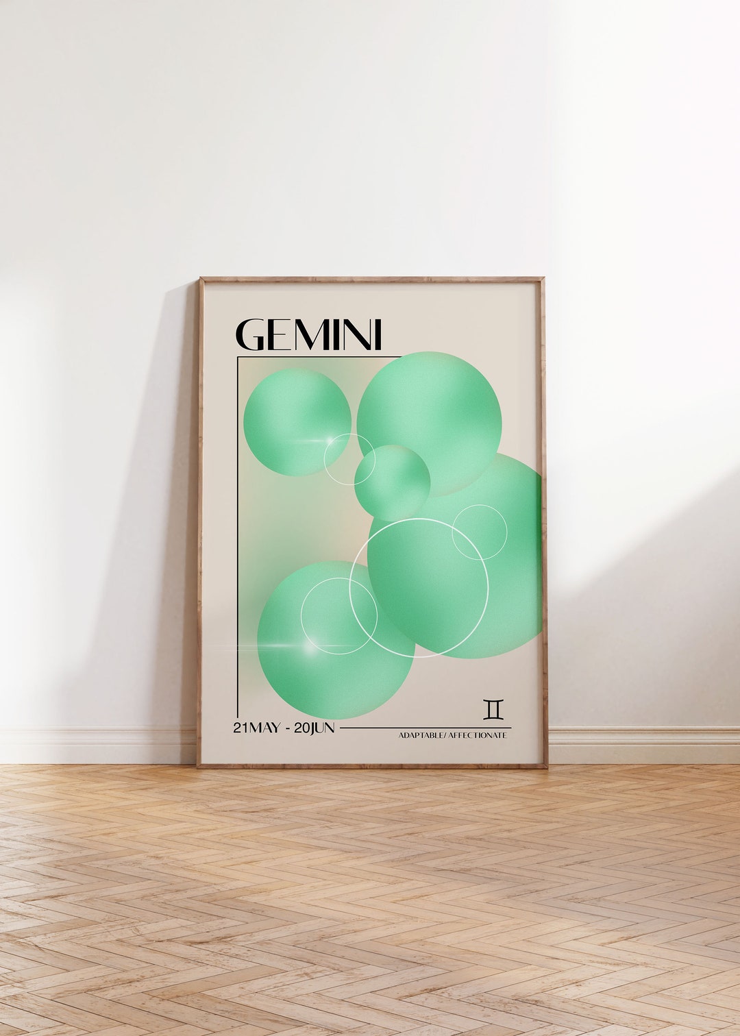 Gemini Zodiac Sign Poster Print | Astrology | Star Sign | Gemini ...