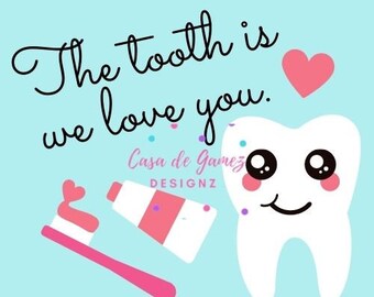 Dental Valentine's Day  SVG/PNG/jpg - Dental - dental assistant - hygienist - dentist SVG - teeth - gift for dentist- dental gift
