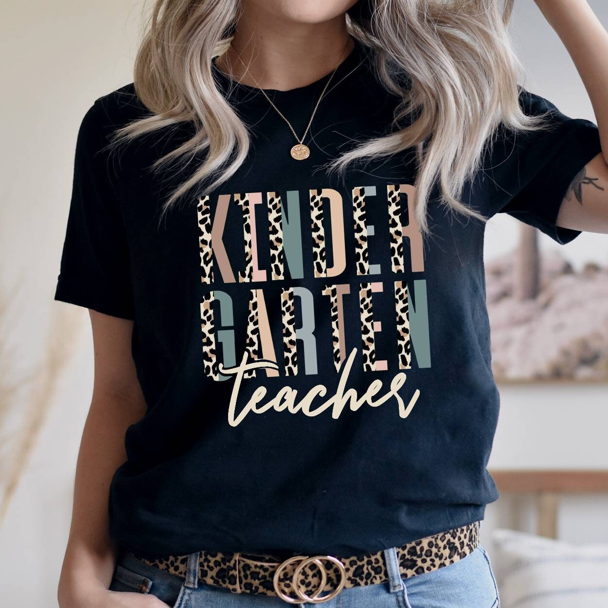 Kindergarten Teacher Shirt, Kindergarten Teacher Gift, Teacher TShirt…