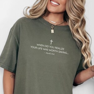 Charlie Kirk Worth It Quote - Etsy