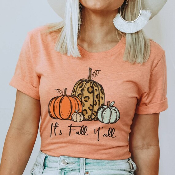 Hello Pumpkin Plaid Pumpkin Super Soft Cotton Comfy Fall T-Shirt