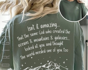 UNISEX Summer Christian Shirt, Camp Christian T Shirts, Religious Apparel with Bible Verse, Jesus TShirts and Trendy Christian Merch Tee