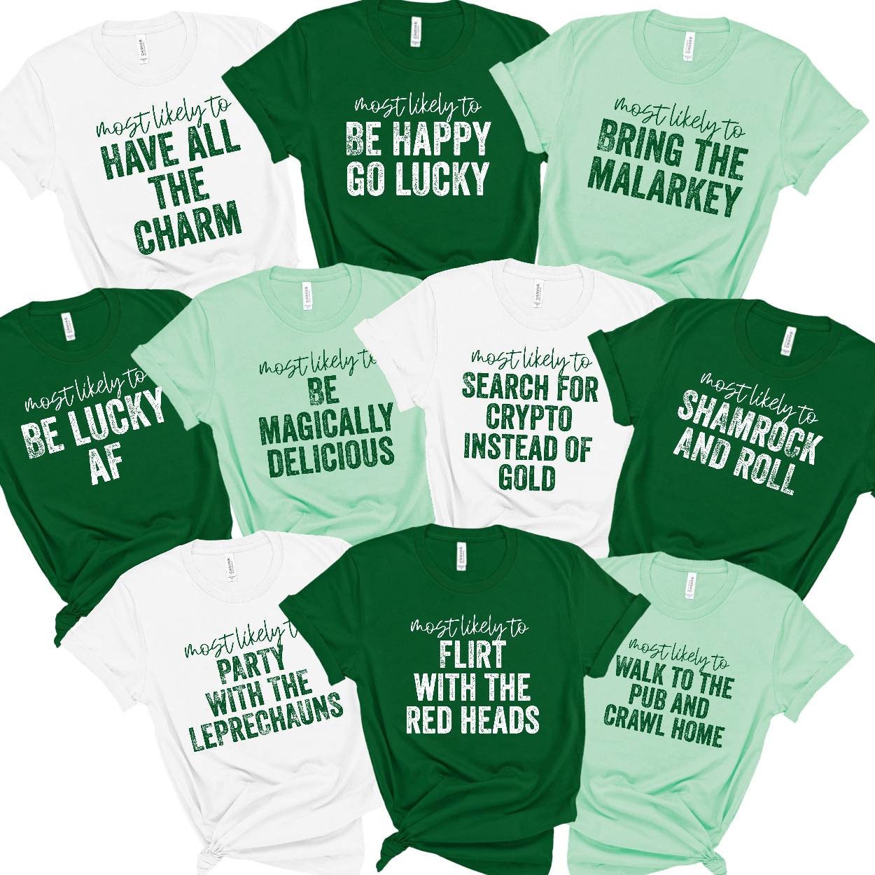 Bijpassende St. Patrick's Day Shirts 