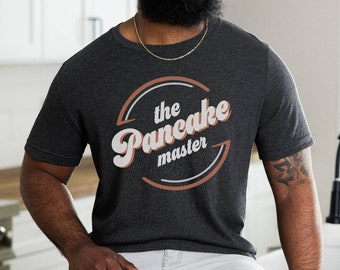 Pancake Maker Fathers Day Shirt, Funny Dad Pancake Tshirt, Pancake Master Gift for Dad, Gift for Father, Step-Father Gift