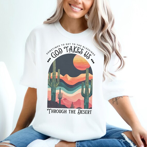 UNISEX Boho Christian Shirt Christian T Shirts Religious Apparel With Bible Verse Jesus Tshirts Trendy Christian Beach Apparel Desert Etsy Canada