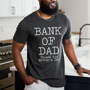 Camisa del banco de papá, camisa divertida de papá, regalo divertido para papá, regalo para papá, camisa del día del padre, regalo del marido, regalo para el marido, día del padre 2021
