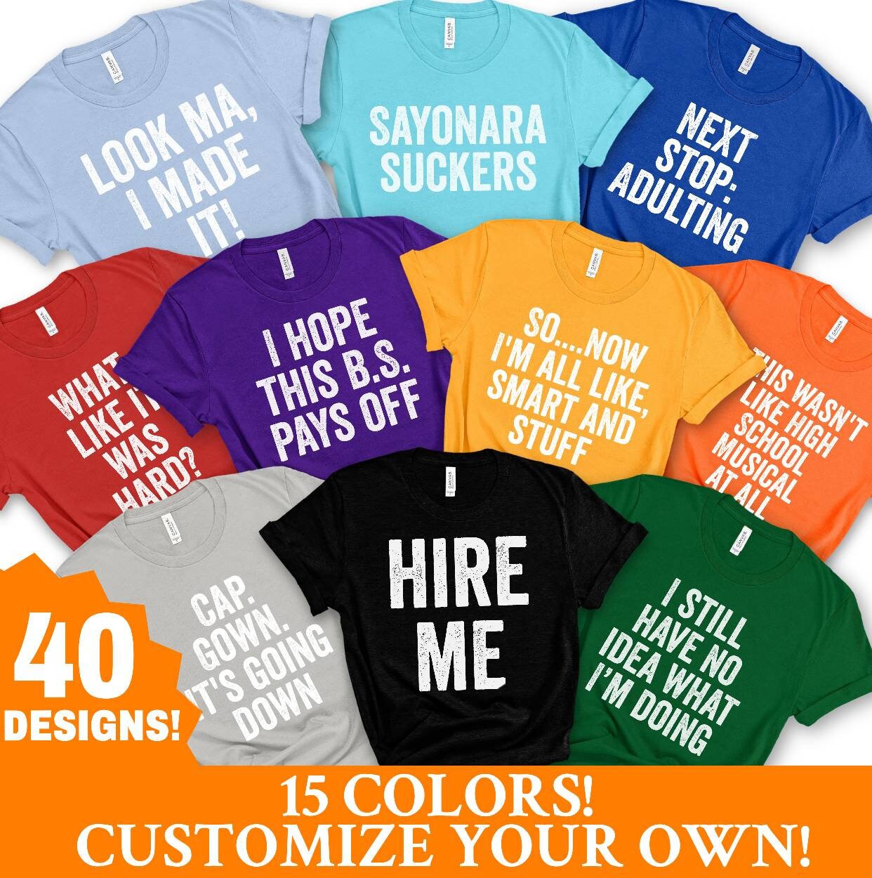 graduation funny shirts