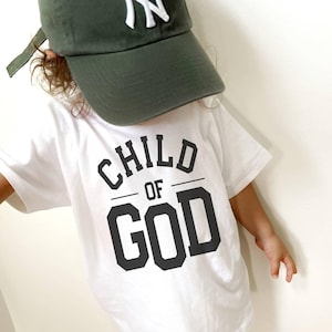 Christian Shirt for Toddlers, Child of God, Youth Religious Shirt, Godson & Goddaughter Gift, Church Shirt for Kids, Love Like Jesus