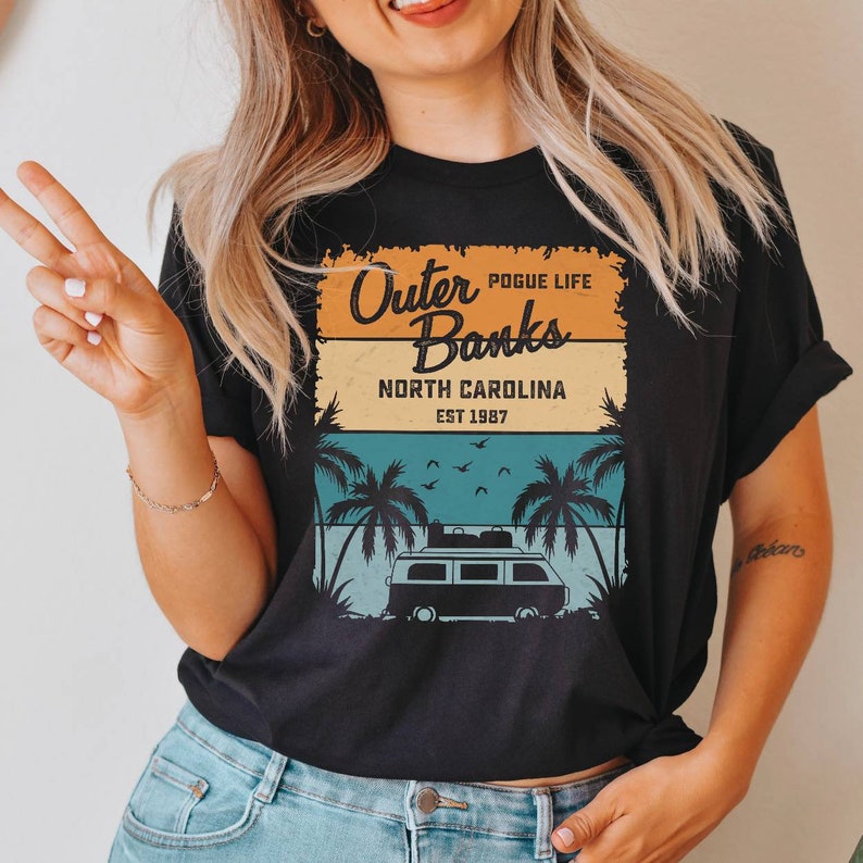 Vintage Outer Banks Pogue Life Shirt Outerbanks Shirt Pogue Etsy