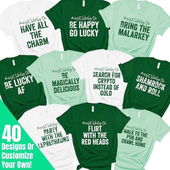 Personalized St Patrick's Day Drinking Team T Shirt