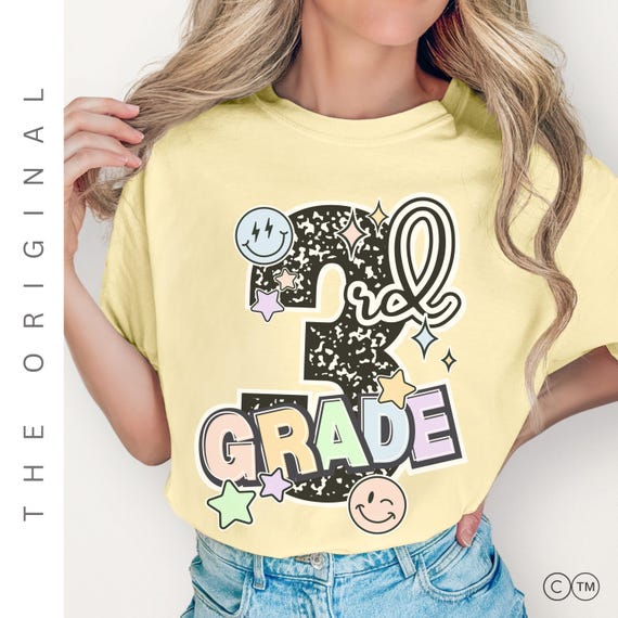 Third Grade Composition Notebook Teacher Shirt, 3rd Grade Tee, First Day of School Matching TShirt, New Teacher Gift, Squad Team, Last Day