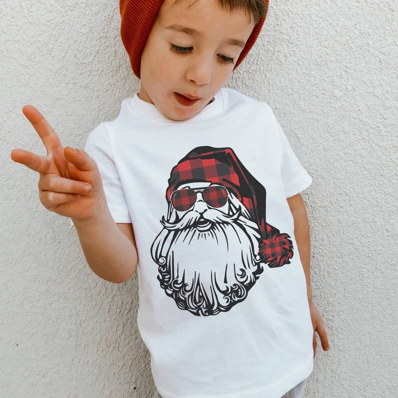 Camiseta Con Cinturón De Papá Noel Para Niños, Ropa Para Niños