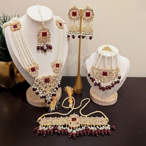 Luxury Pakistani Bridal/Nikkah/Baraat/Walima Jewelry Set