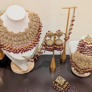 Luxury Indian/Pakistani Bridal/Nikkah/Baraat/Walima Jewelry Set