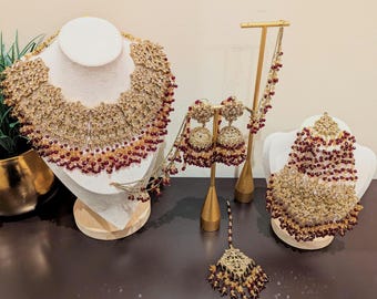 Luxury Indian/Pakistani Bridal/Nikkah/Baraat/Walima Jewelry Set