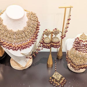 Luxury Indian/Pakistani Bridal/Nikkah/Baraat/Walima Jewelry Set