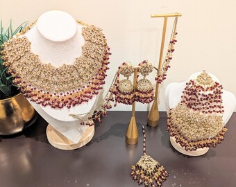 Luxury Indian/Pakistani Bridal/Nikkah/Baraat/Walima Jewelry Set