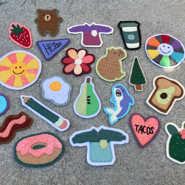 Felt Iron-On Patches