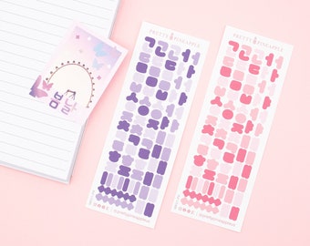 Kawaii Holographic Cat Deco Sticker Sheets, Shiny Deco Stickers for Kpop  Polco, Korean Stationery Stickers 