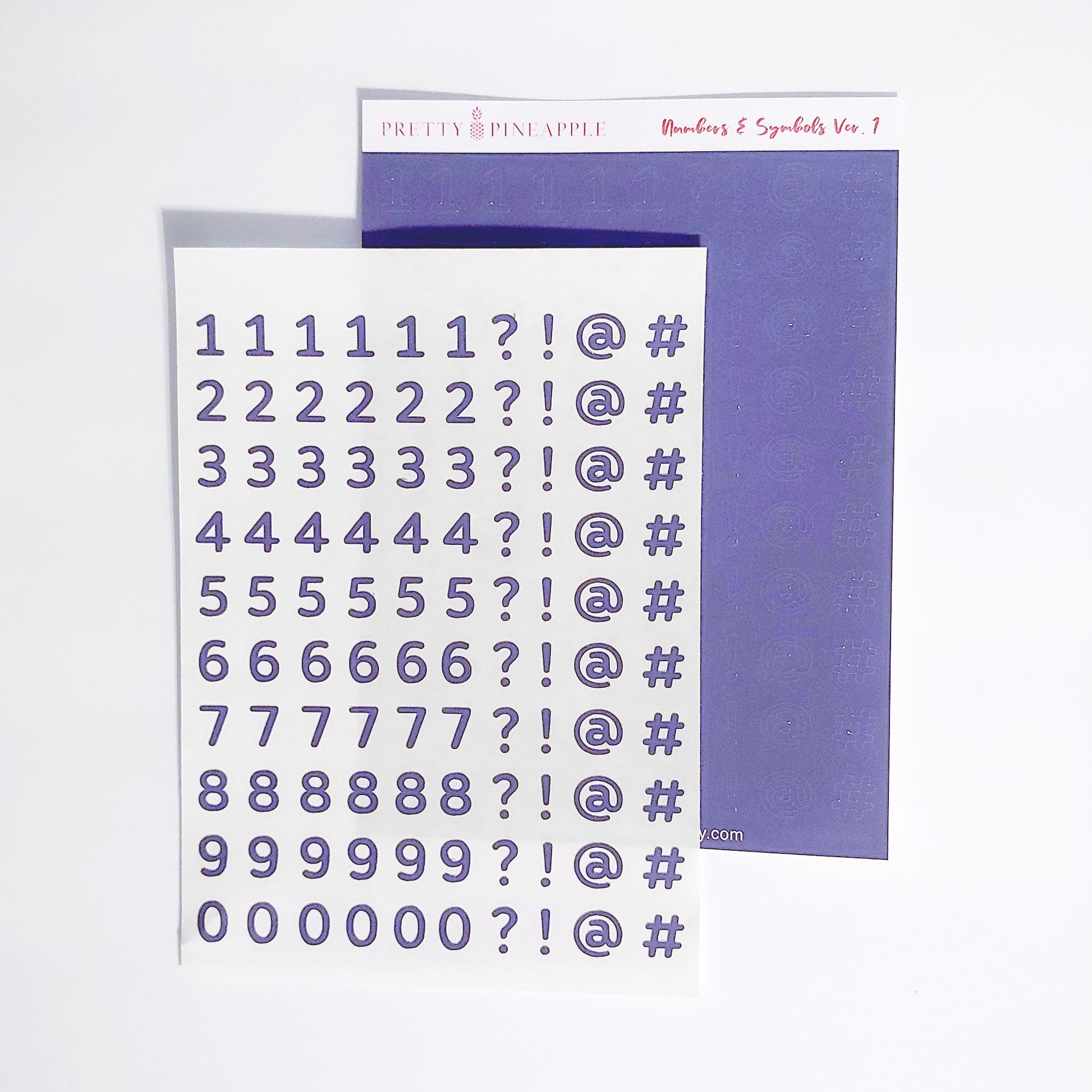 Aesthetic Number Font