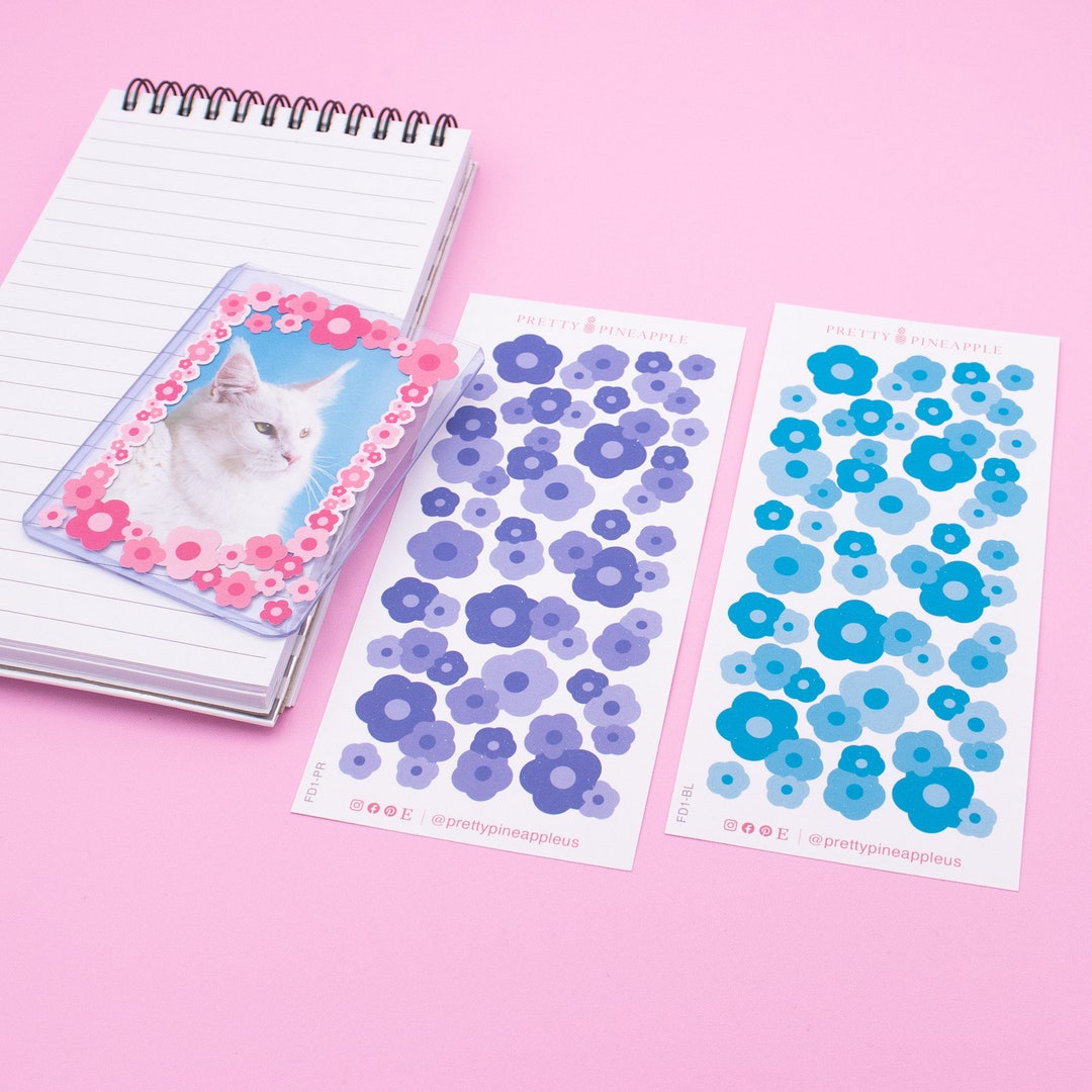 Korean Alphabet Polco Sticker Sheets, Kpop Deco Stationery, Cute Aesthetic  Journal Stickers 