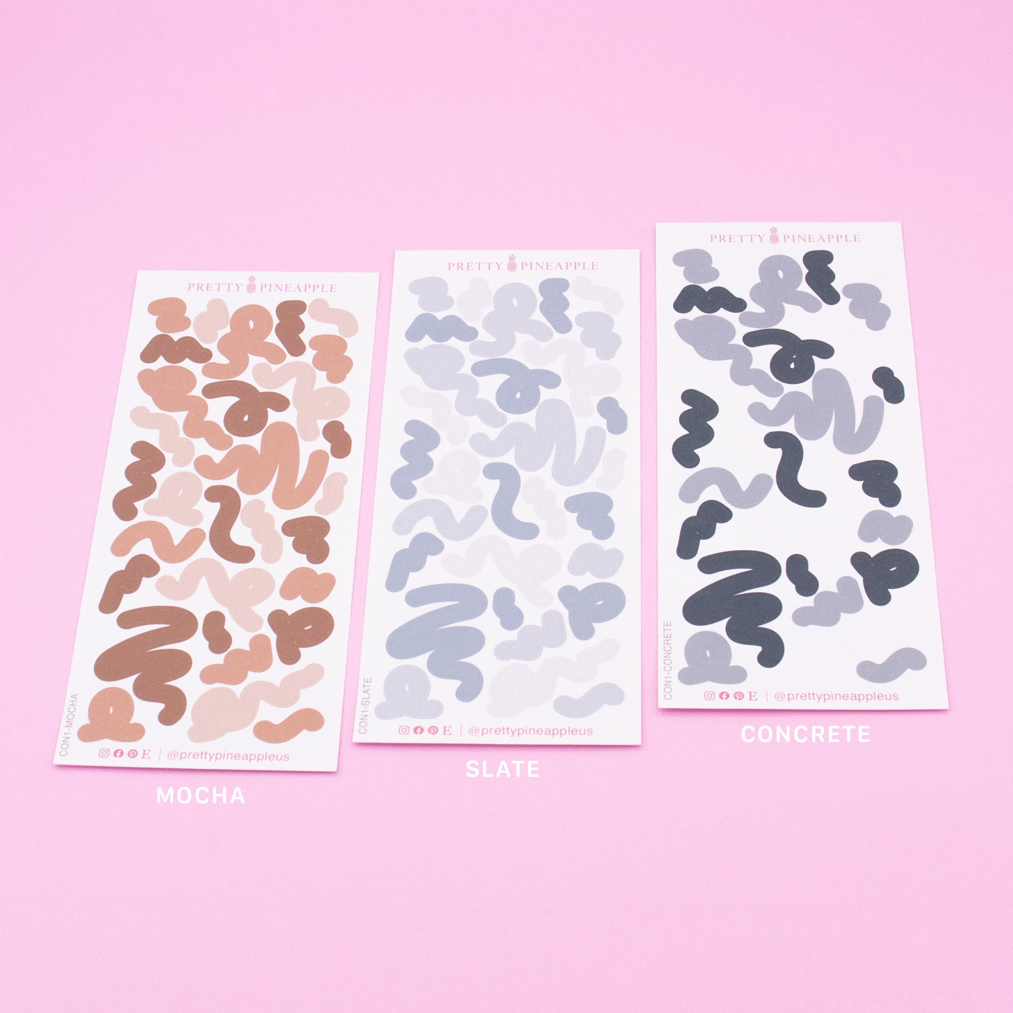 Korean Alphabet Polco Sticker Sheets, Kpop Deco Stationery, Cute
