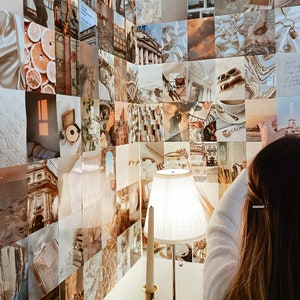 Neutral Beige Wall Collage Kit, Print Pack, Teen Bedroom, Dorm Decor, Wall Art, VSCO, Wall Collage Kit, Dorm Decor for Girl, Wall Posters
