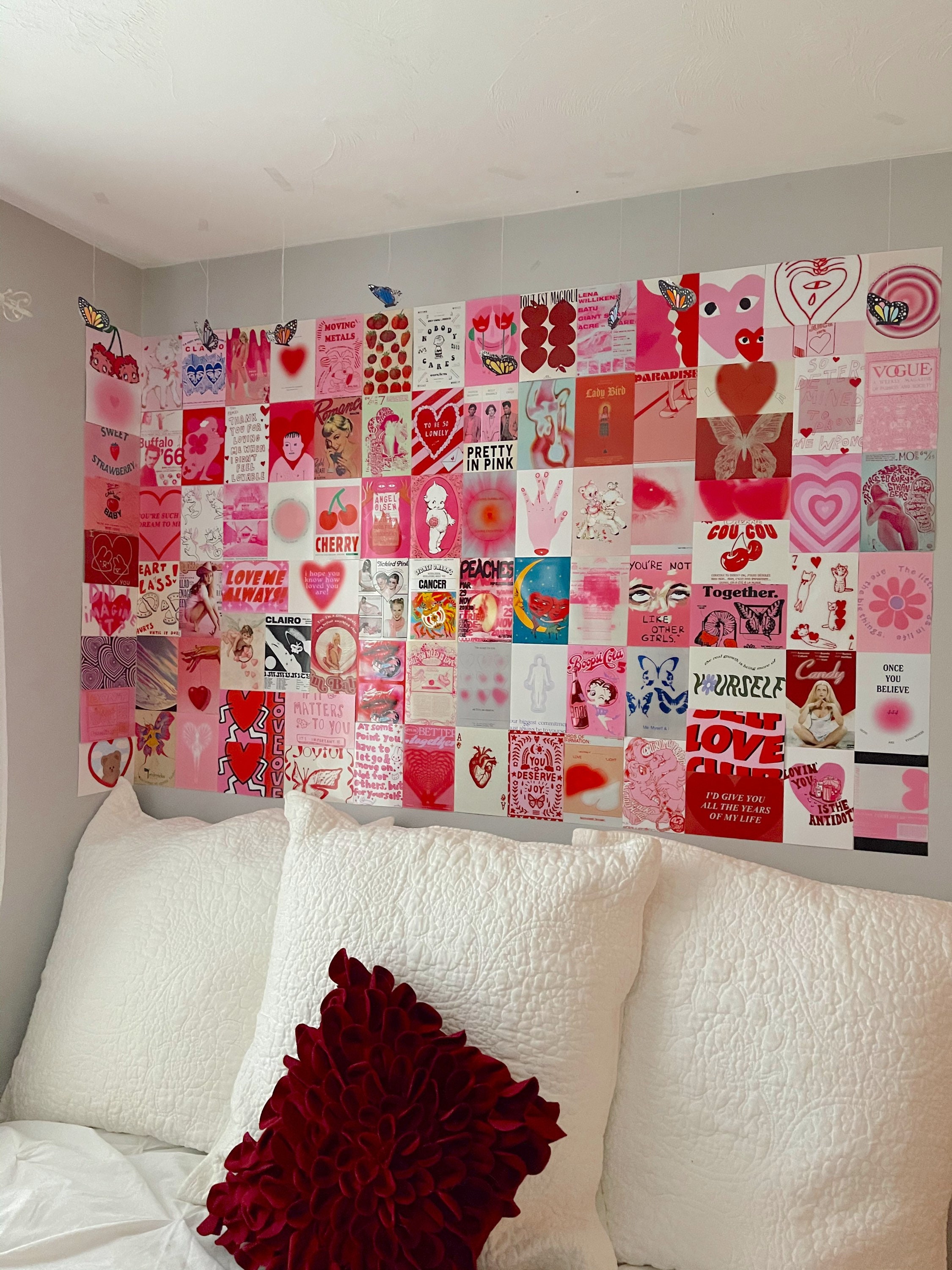 Pink Valentines Day Aesthetic Collage Kit Pink Valentine Theme Photo Wall Valentines  Day Decorations Valentines Art DIGITAL DOWNLOAD -  Norway