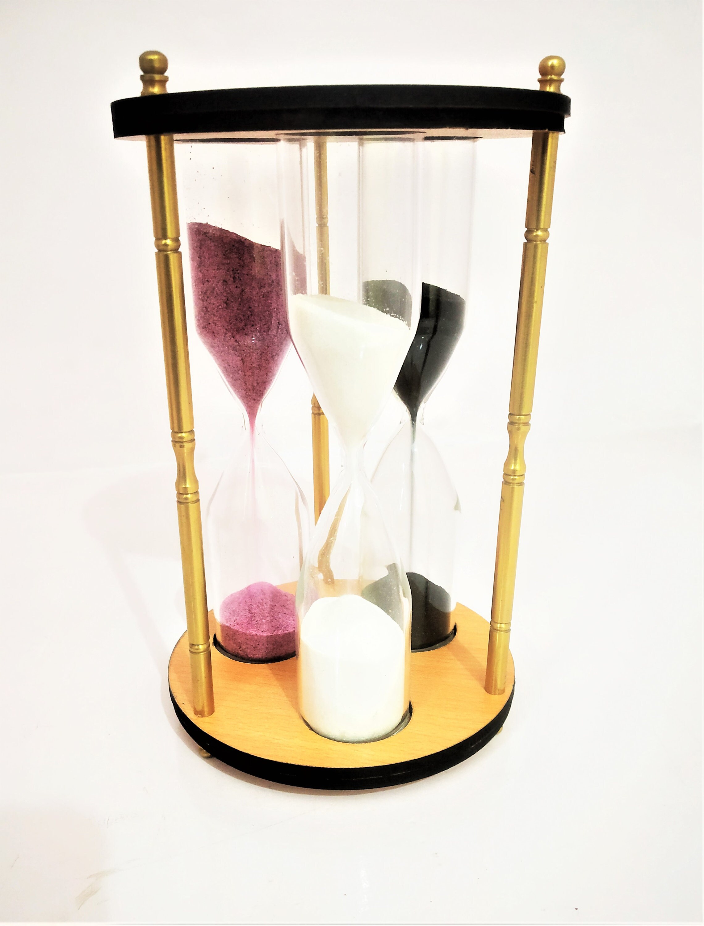 Handgemaakte zandloper timer hout zandloper met 235 minuten Etsy