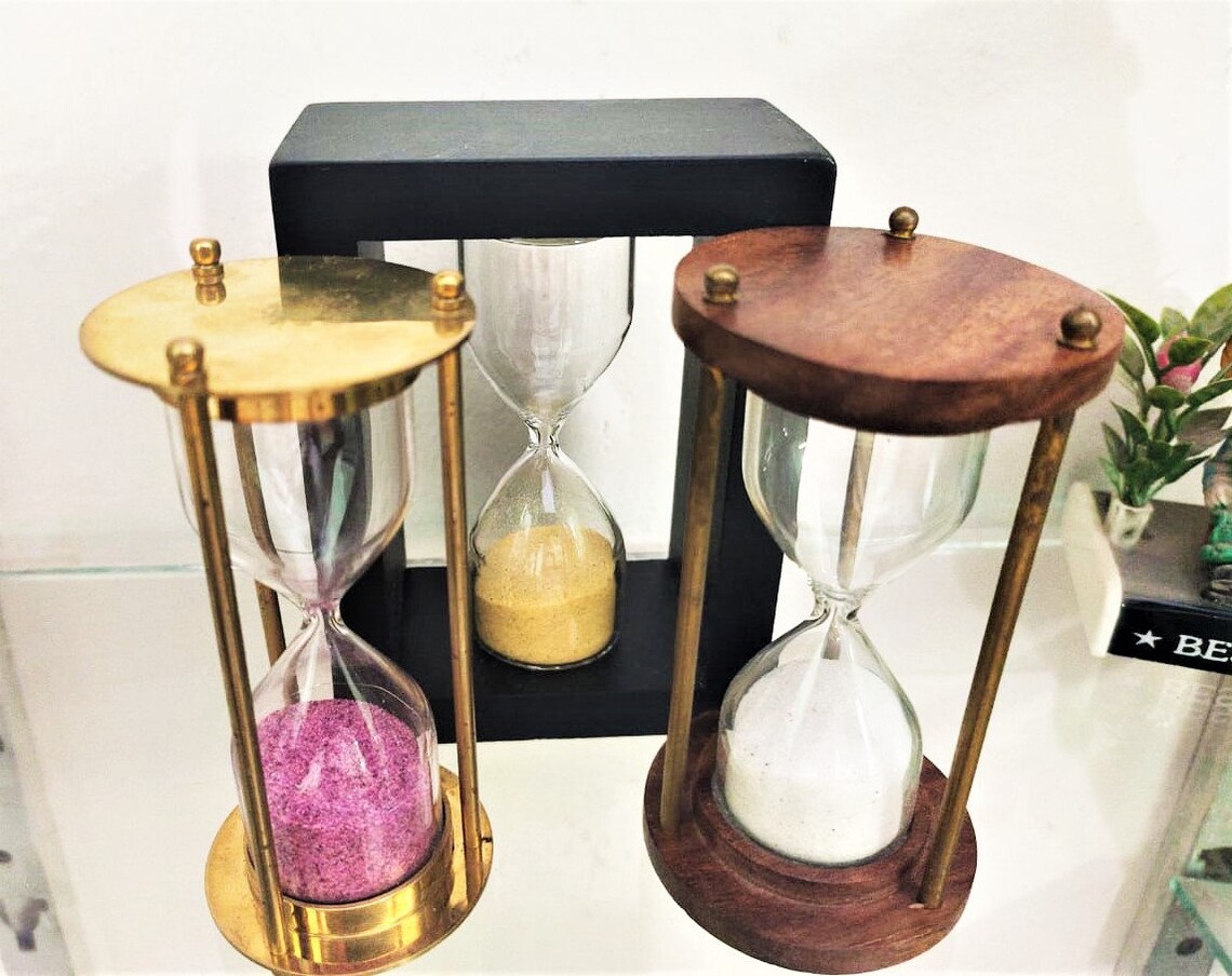 Sand Hourglass Set of Three Etsy