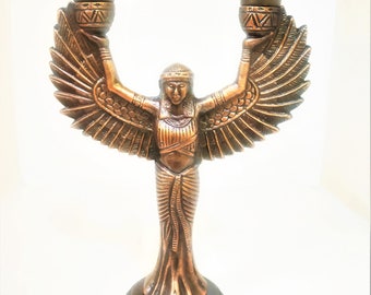 Angel Statue with candle Holder. Home Decor Angel Statue. Magnificent statue of angel with wings spread