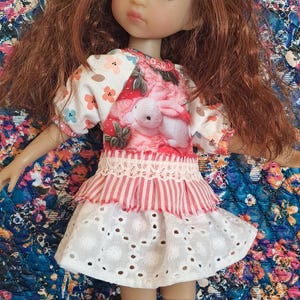 Handmade dress for Ruby red dolls