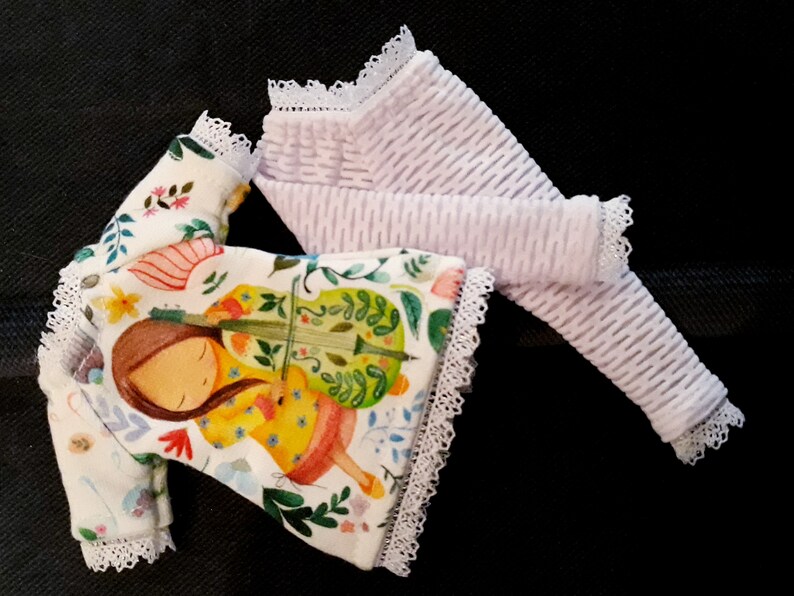 Handmade mini dress for doll