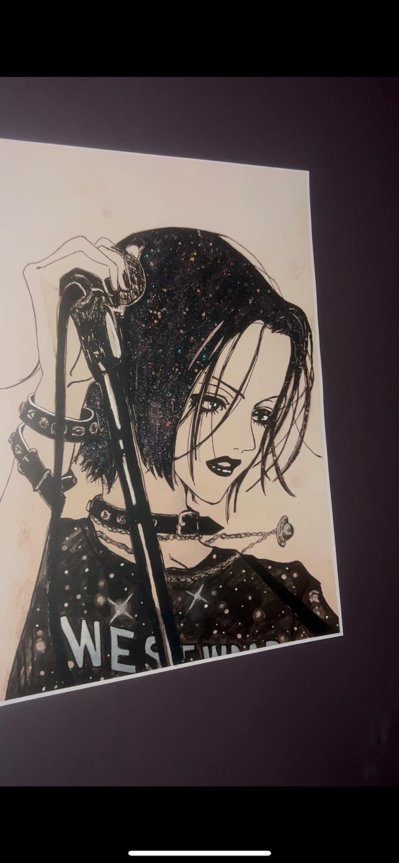 Nana Osaki Anime Art Print — Aesthetic Manga Wall Art, NANA Illustration Gift for Anime Fans, A5/A4/A3 Poster image 2