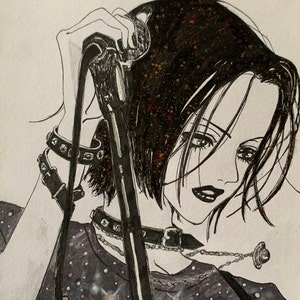 Nana osaki- aesthetic nana anime print. anime gift