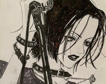 Nana osaki- aesthetic nana anime print. anime gift