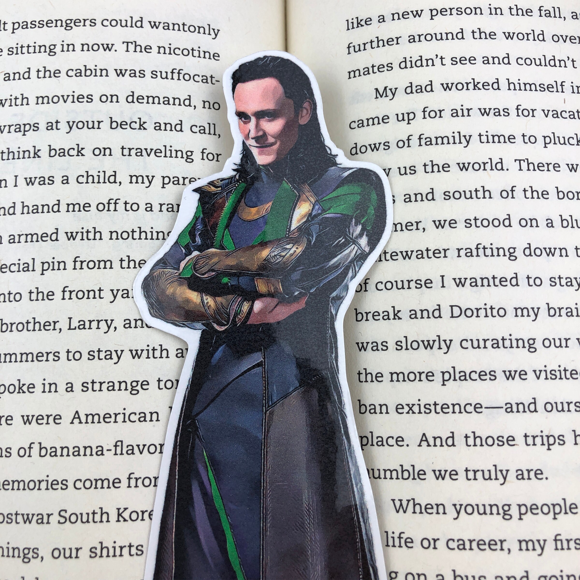 Marvel Loki Fan Art Collectible Bookmark Laminated &amp; | Etsy