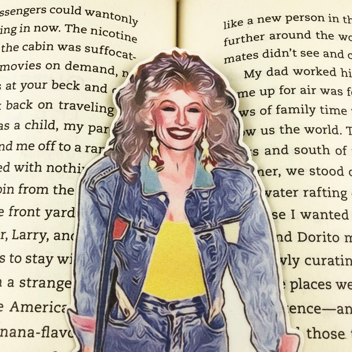 Dolly Parton Fan Art Collectible Bookmark Laminated & Etsy
