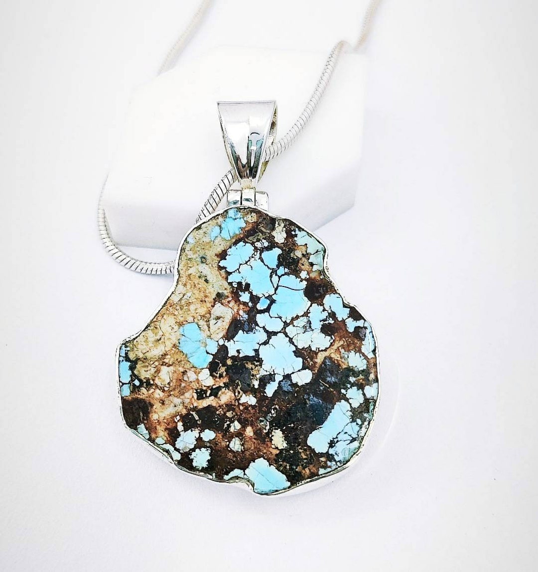 Golden Hills Turquoise Pendant main image 1