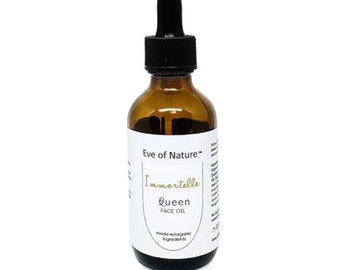 organic Immortelle queen face oil | immortelle for anti-aging | anti-wrinkle | aromatherapy skincare | eve of nature