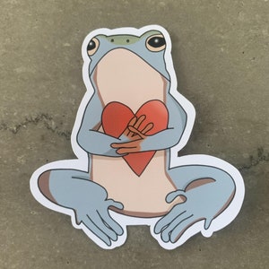 Autocollant Love Frog | Étanche
