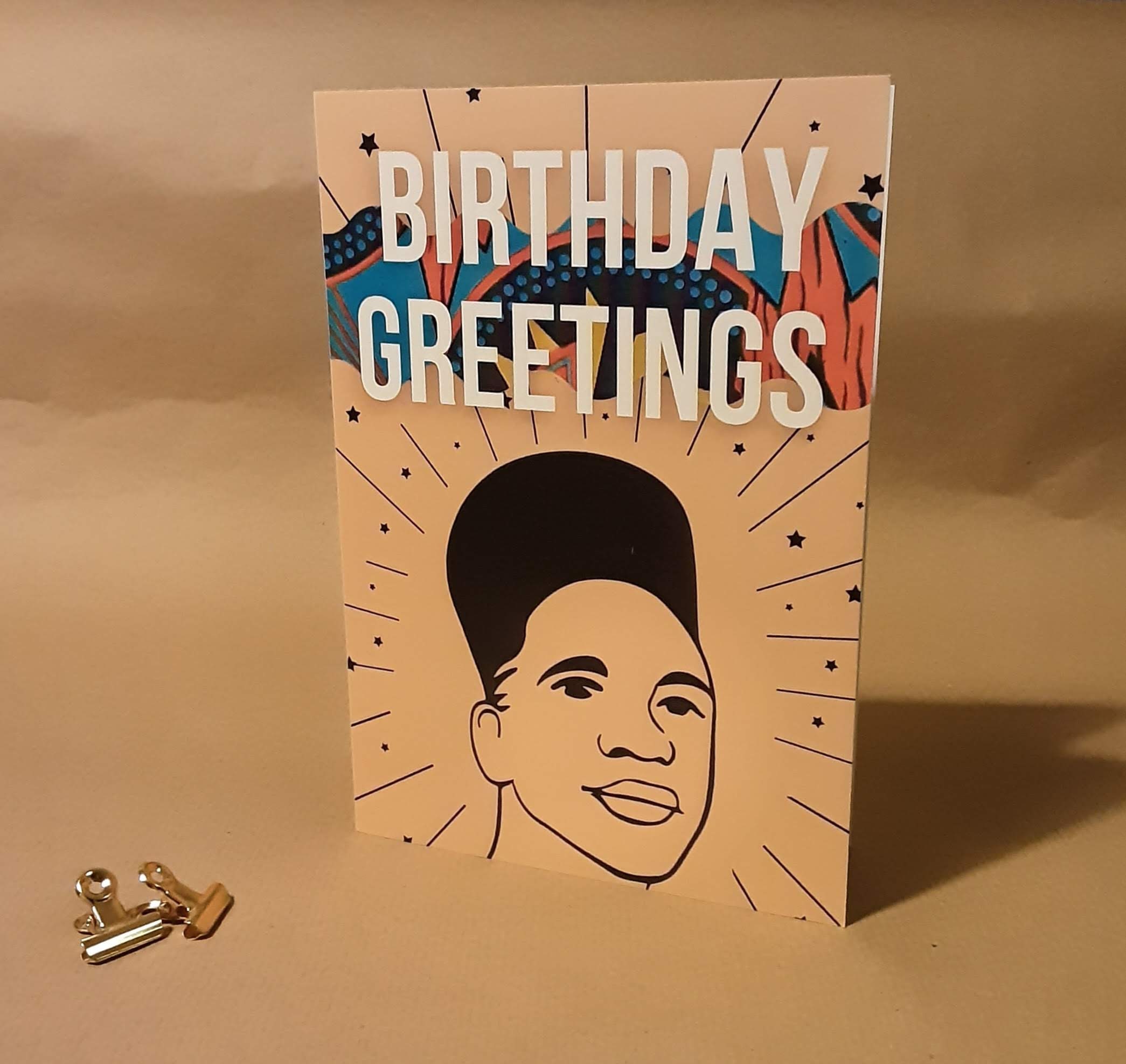 Birthday Greetings Man Birthday card for him A5 in size | Etsy