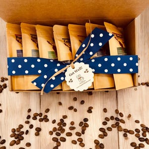 Seven Days of Coffee Box | World Coffee Sampler | Coffee Gift Box for a Week | Latin America Specialty Coffee
