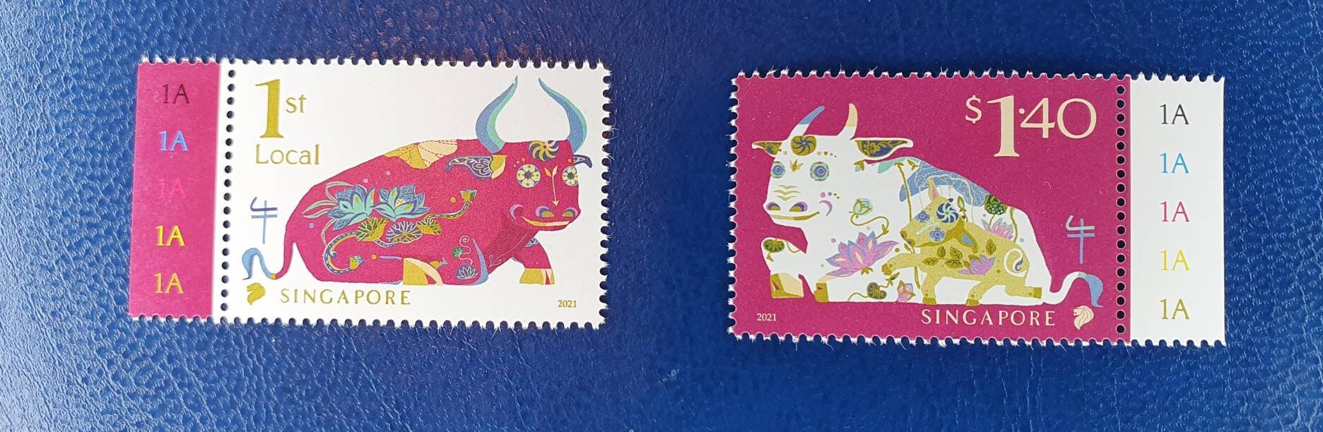 2021 Singapore. Chinese New Year Stamp Set. | Etsy