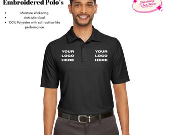Custom Embroidered Logo Polo Shirt, Business Uniform